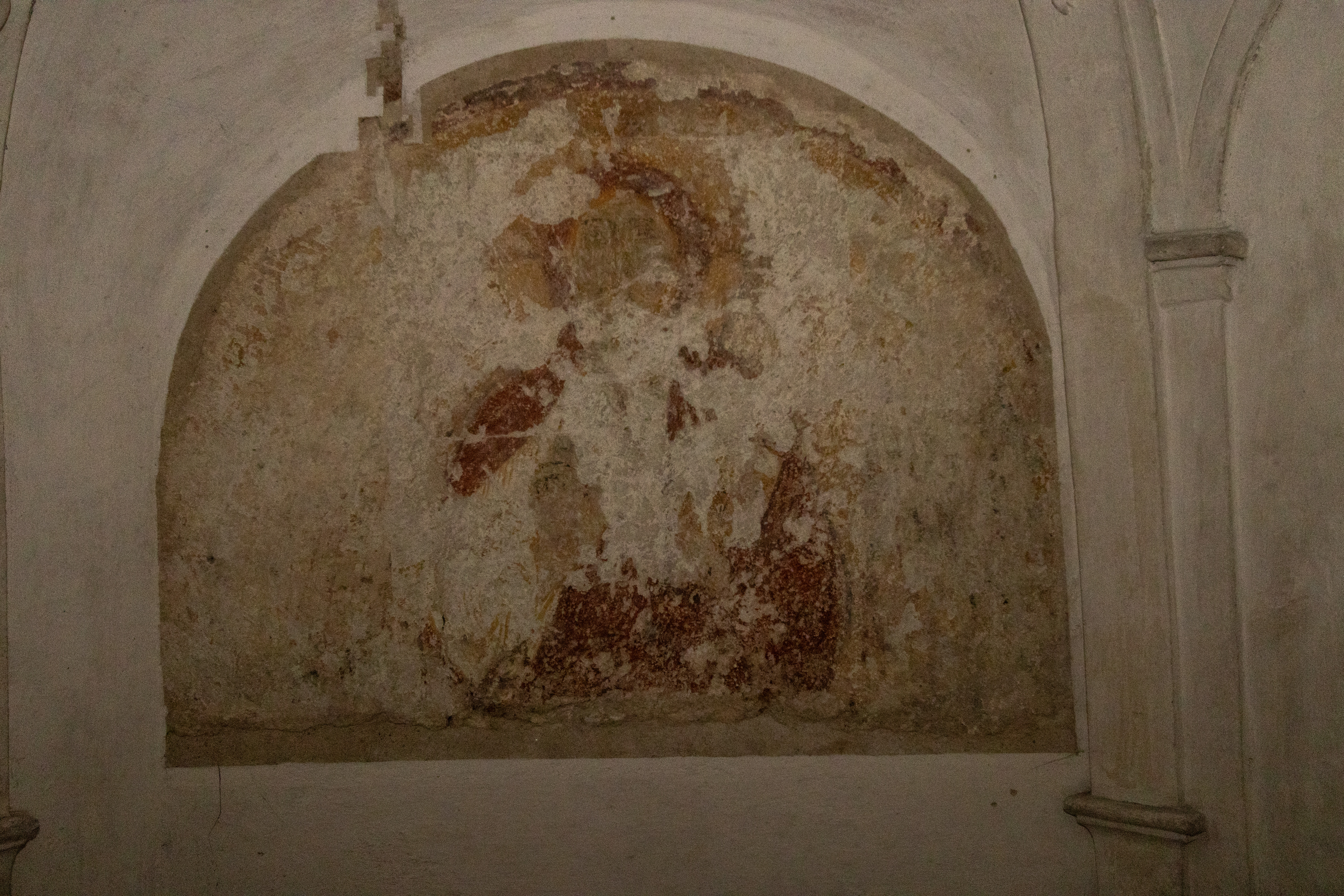 Malerei in der Krypta